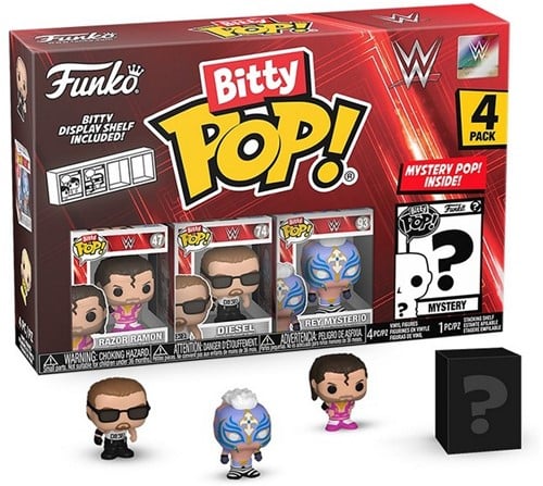 Bitty Pop! WWE - Razor Ramon 4-Pack