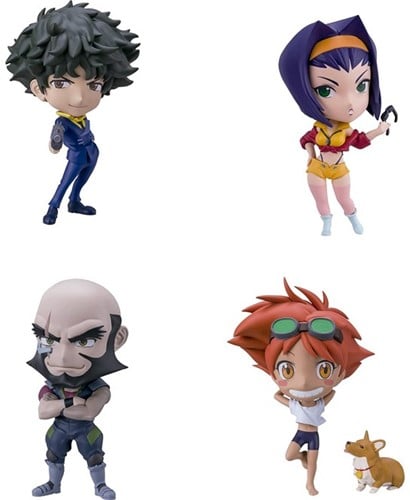 LOT de 4 Chibi-Masters Cowboy Bebop