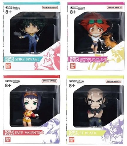 LOT de 4 Chibi-Masters Cowboy Bebop