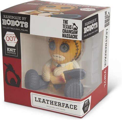 Leatherface – Handmade by Robots #007 – The Texas Chainsaw Massacre – Figurine en vinyle (13,5 x 14,5 cm)