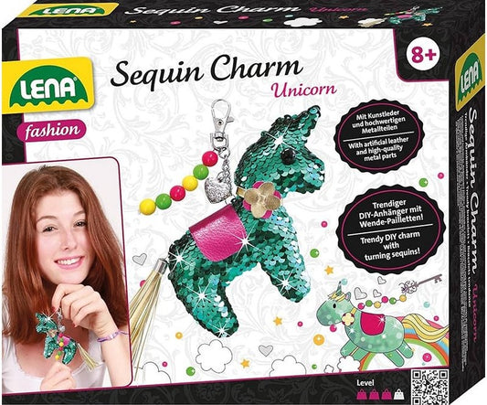 Lena Fashion Sequin Charm Unicorn
