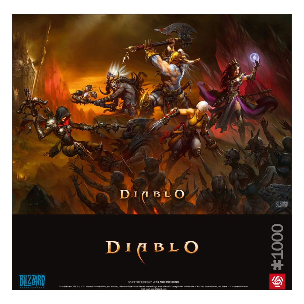 Diablo puzzle Gaming Heroes Battle