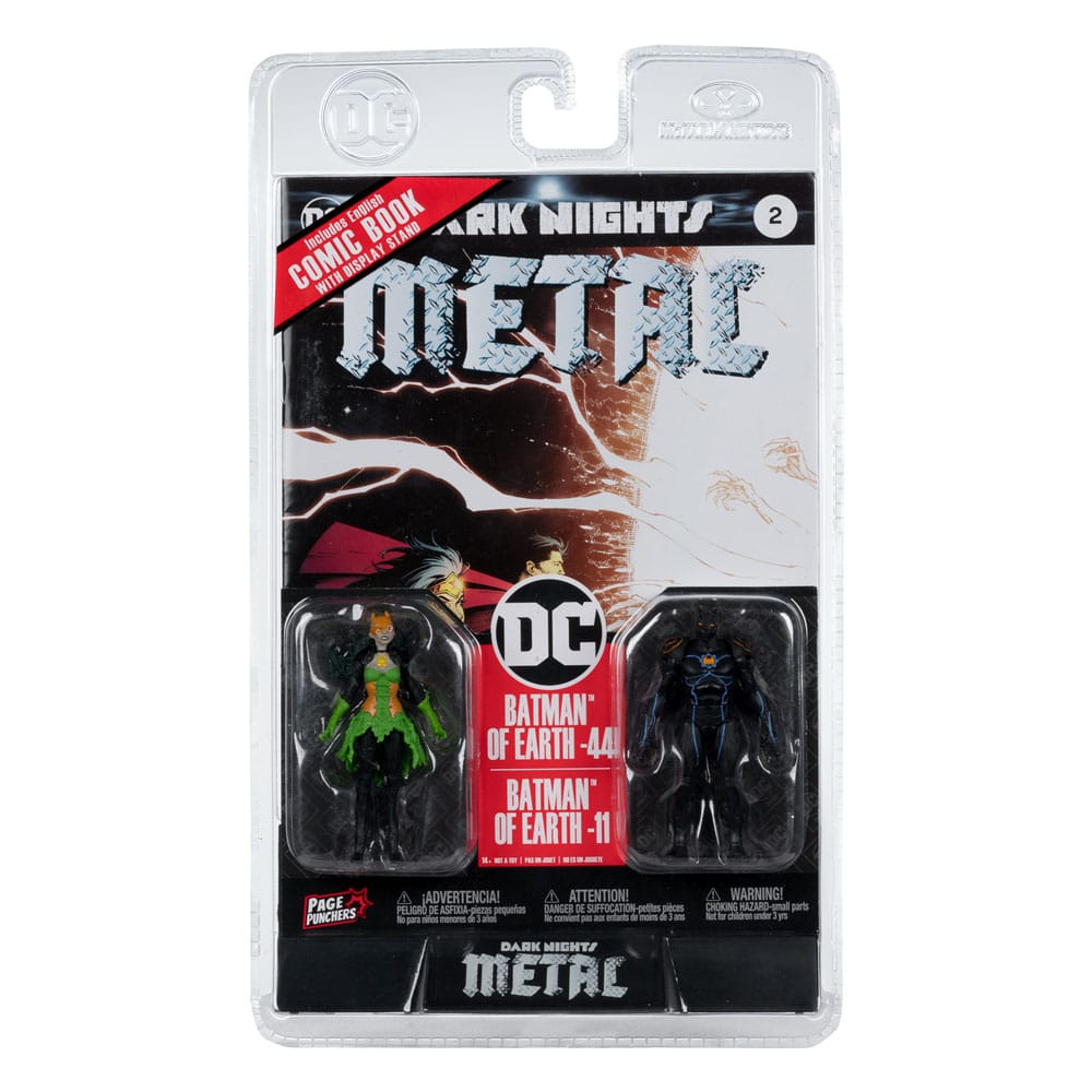 DC Direct Page Punchers pack 2 figurines Batman of Earth-44 & Batman of Earth-11 (Dark Nights: Metal)