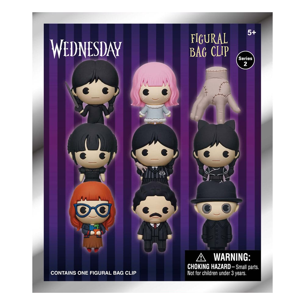 Wednesday Bag clip porte-clés sac à dos 3D Series 2
