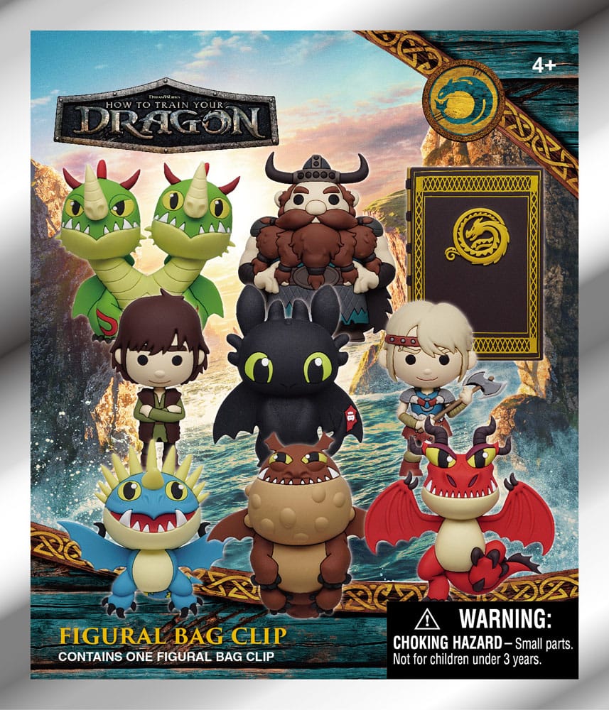 How to train your Dragon Bag clip porte-clés sac à dos 3D 2025 Movie