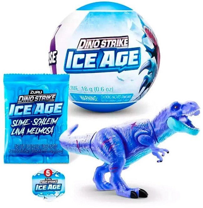 Zuru 5 Surprise Surprise Ball 9cm Dino Strike Ice Age
